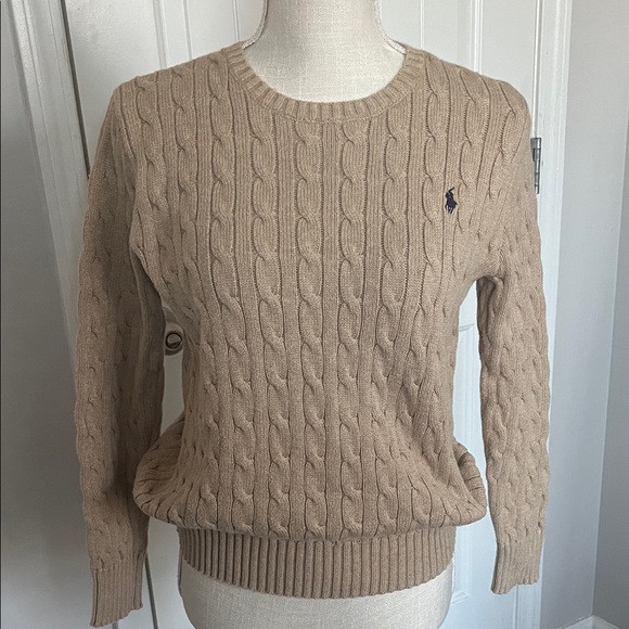 Ralph Lauren Sweaters - Ralph Lauren Beige Cable Knit Sweater
